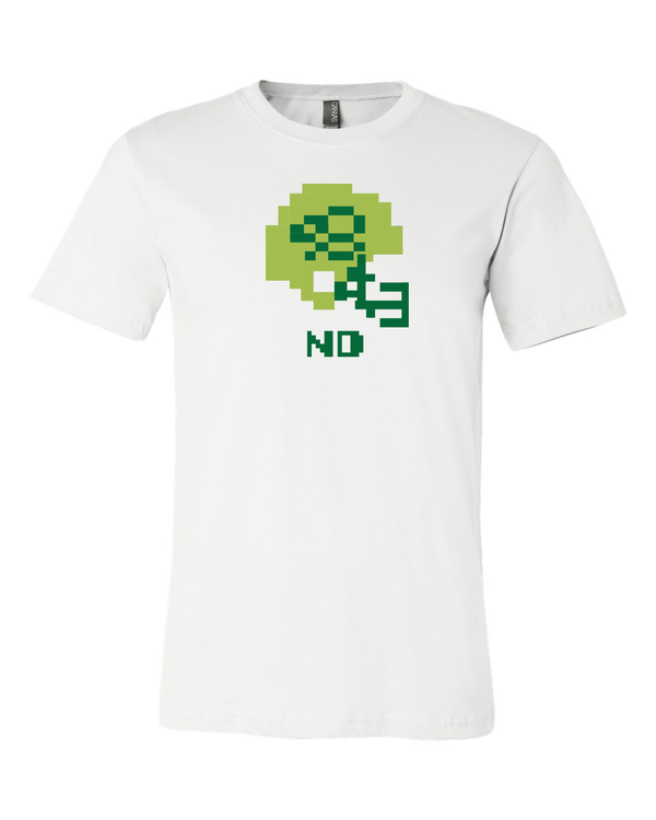 Notre Dame Fighting Irish Retro Tecmo Bowl Helmet  T-shirt 6 Sizes S-3XL!!