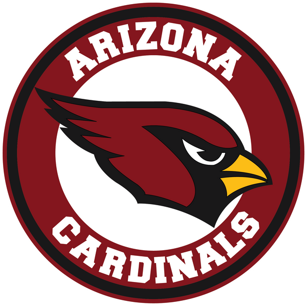 Arizona Cardinals Circle Logo Vinyl Decal / Sticker 5 sizes!!