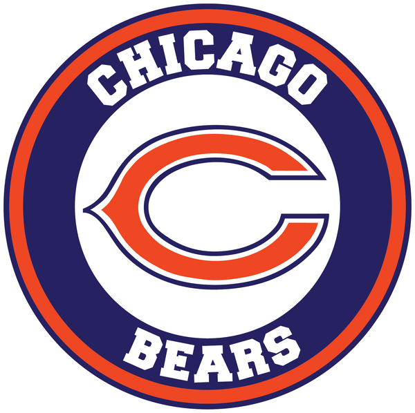 Chicago Bears Circle Logo Vinyl Decal / Sticker 5 sizes!!