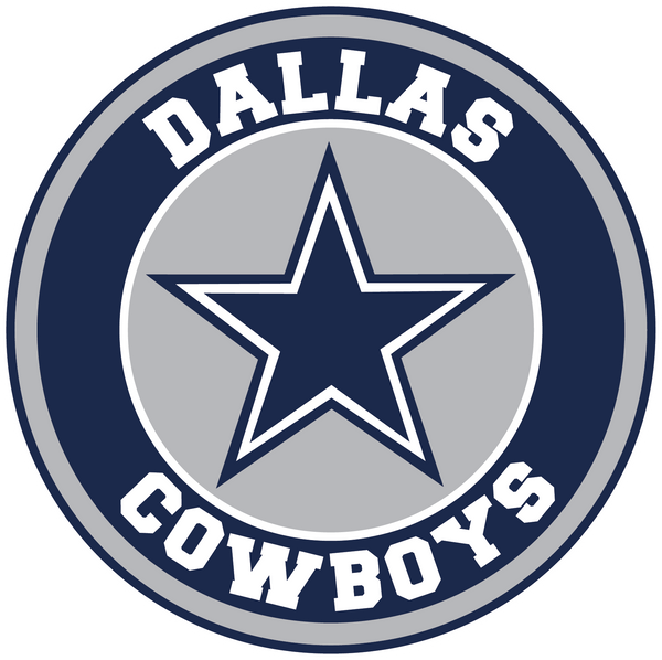 Dallas Cowboys Circle Logo Vinyl Decal / Sticker 5 sizes!!