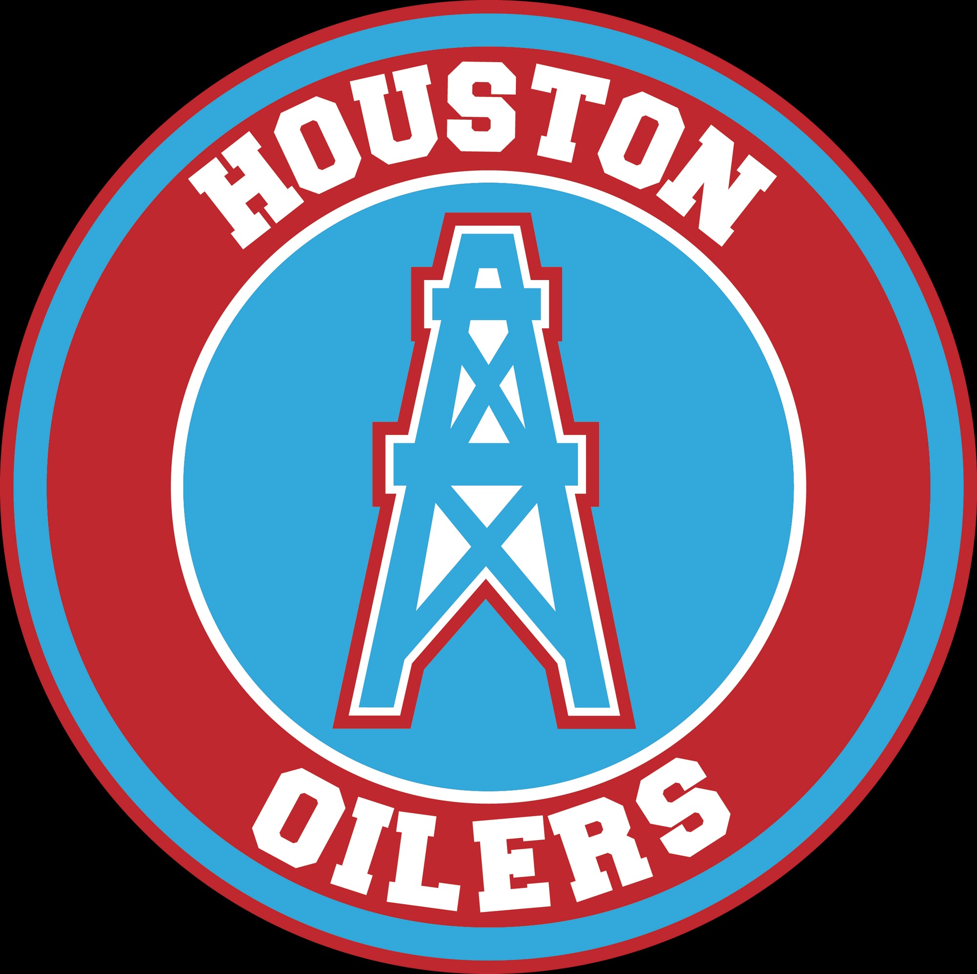 Houston Oilers Vinyl Decal / Sticker 5 sizes!! Sportz For Less