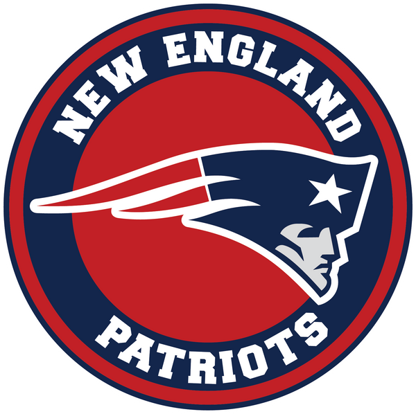 New England Patriots Circle Logo Vinyl Decal / Sticker 5 sizes!!