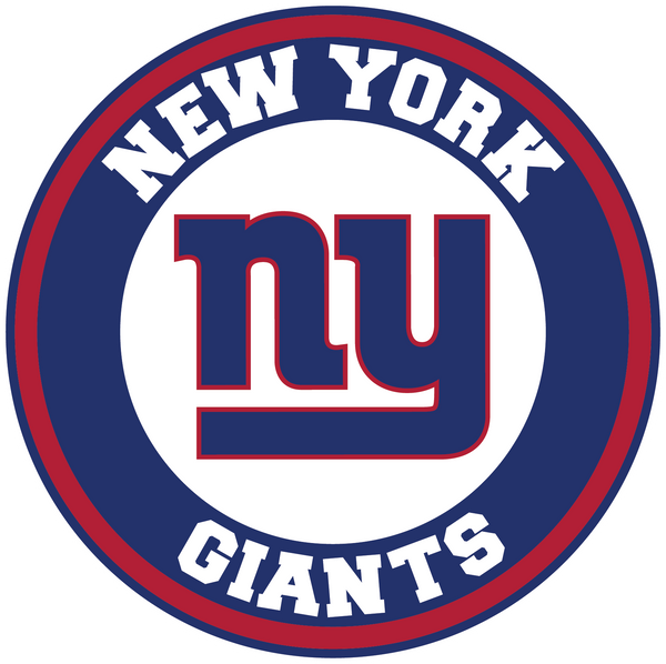 New York Giants Circle Logo Vinyl Decal / Sticker 5 sizes!!