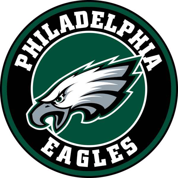 Philadelphia Eagles Circle Logo Vinyl Decal / Sticker 5 sizes!!