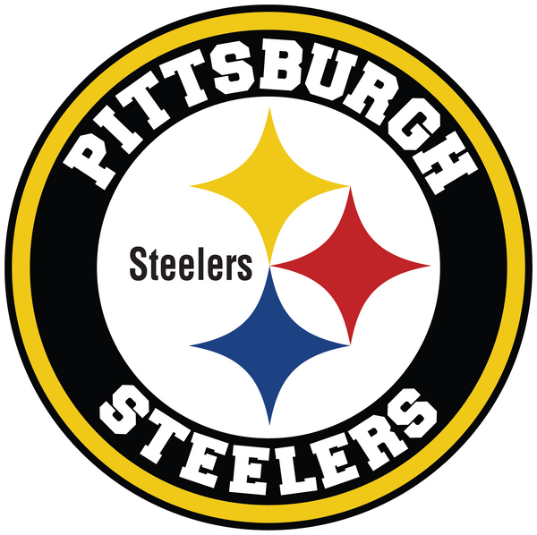 Pittsburgh Steelers Circle Logo Vinyl Decal / Sticker 5 sizes!!