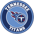 Tennessee Titans Circle Logo Vinyl Decal / Sticker 5 sizes!!