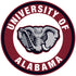 Alabama Elephant Circle Logo Vinyl Decal / Sticker 10 sizes!!