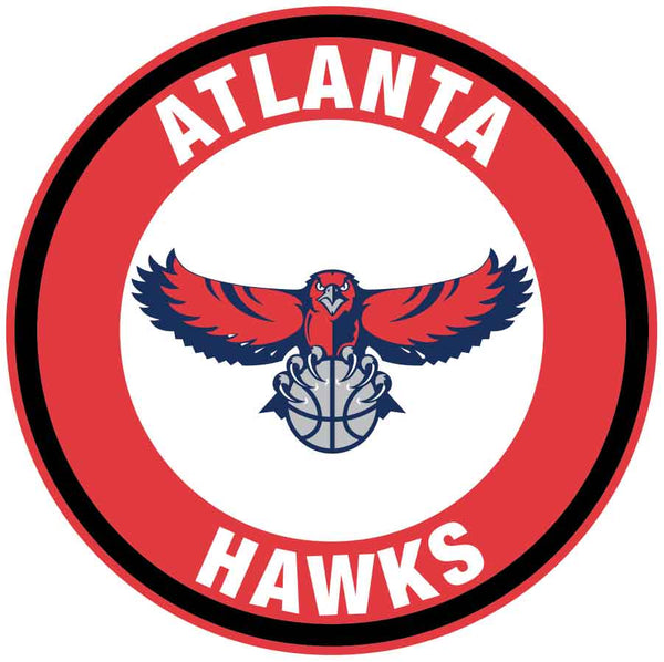 Atlanta Hawks Circle Logo Vinyl Decal / Sticker 5 sizes!!
