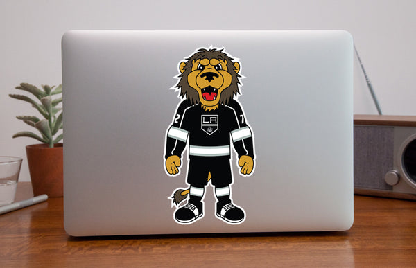 Los Angeles Kings Mascot Sticker / Vinyl Decal | Bailey Mascot Sticker 🏒🏆