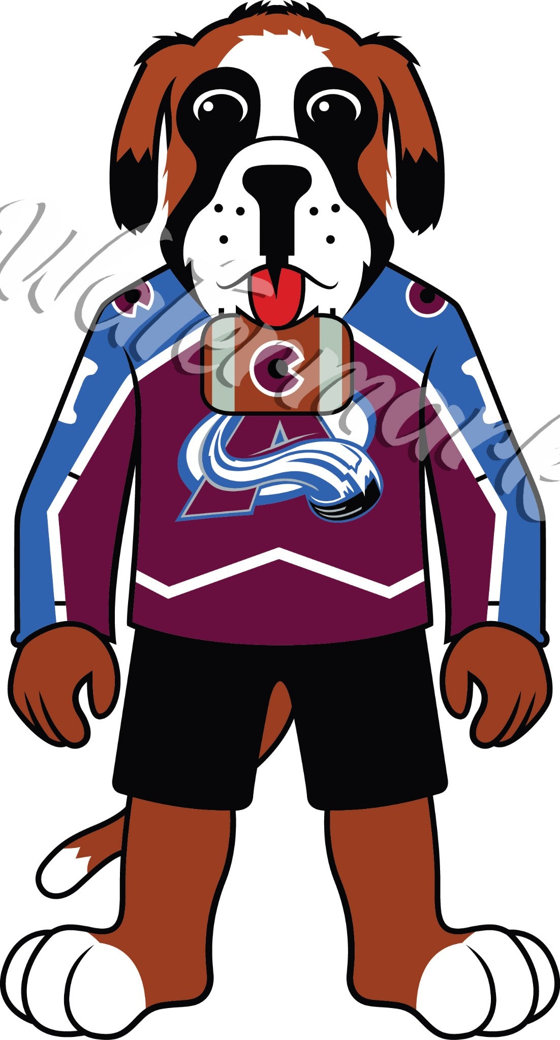 Colorado Avalanche Dog Hockey Jersey