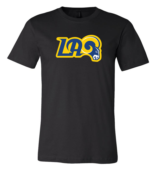 Los Angeles Rams NEW side Logo t-shirt S-5XL!!