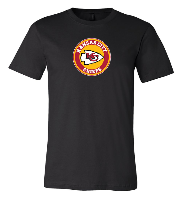 Kansas City Chiefs Circle Logo Team Shirt 6 Sizes S-3XL