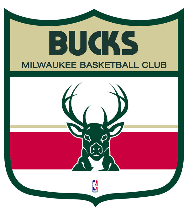 Milwaukee Bucks Shield  Logo Vinyl Decal / Sticker 2 Inches to 48 Inches!!