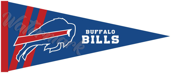 Buffalo Bills Pennant Sticker Vinyl Decal / Sticker 10 sizes!!