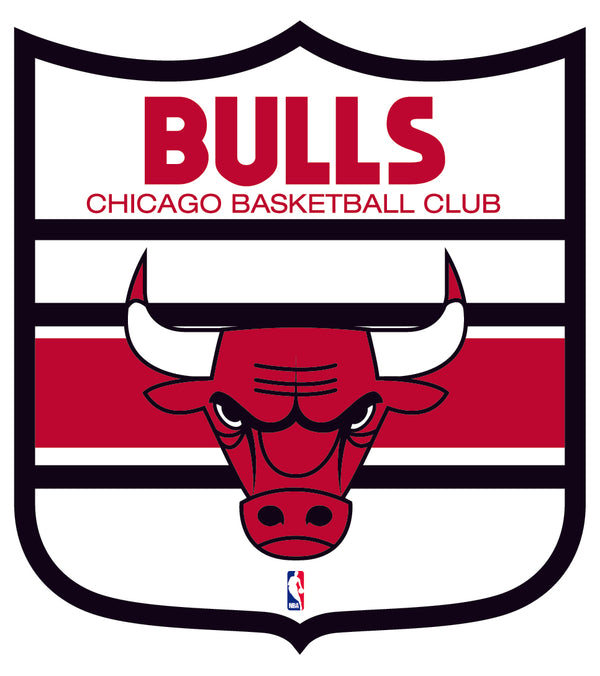 Chicago Bulls Shield  Logo Vinyl Decal / Sticker 2 Inches to 48 Inches!!