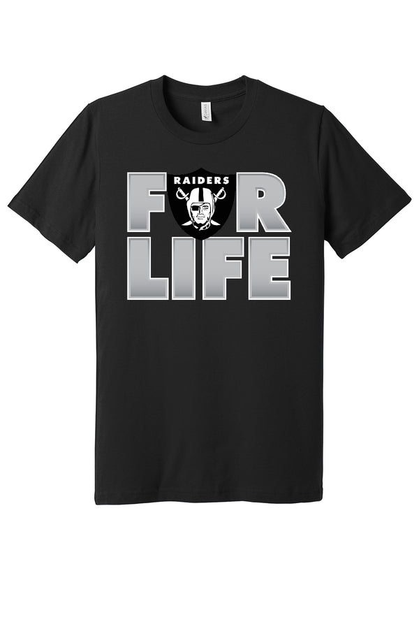 Las Vegas Raiders 4 Life logo shirt  S - 5XL!!! Fast Ship!