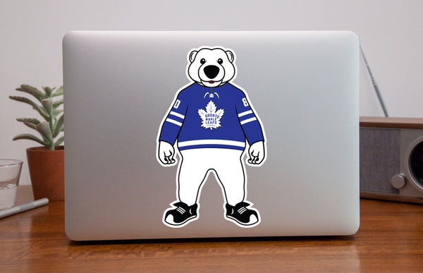Toronto Maple Leafs Mascot Sticker / Vinyl Decal | Carlton Mascot Sticker 🏒🏆