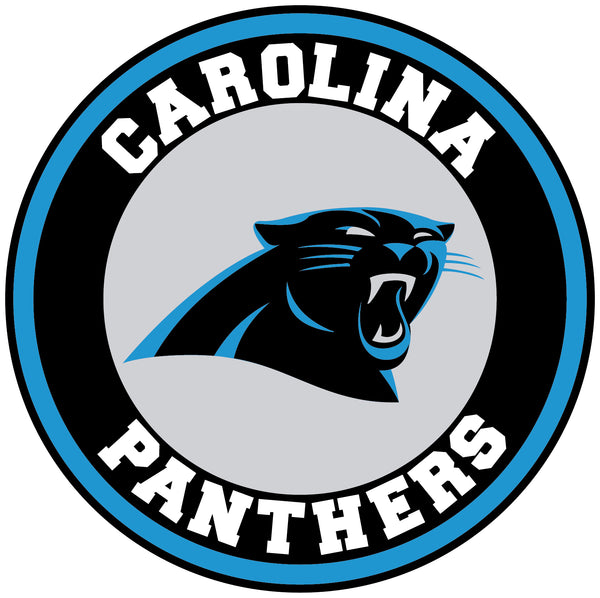 Carolina Panthers Circle Logo Vinyl Decal / Sticker 10 sizes!!