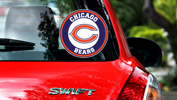 Chicago Bears C Circle Logo Vinyl Decal / Sticker 10 sizes!!