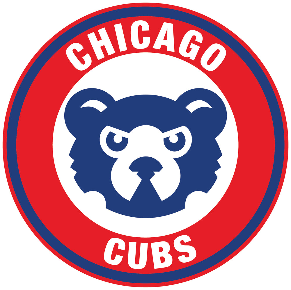 Chicago Cubs Mascot Circle logo Vinyl Decal / Sticker 5 Sizes!!!