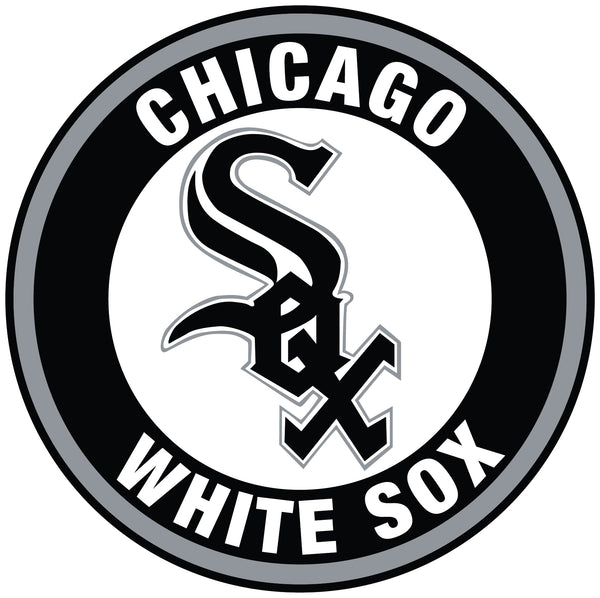 Chicago White Sox Circle Logo Vinyl Decal / Sticker 5 sizes!!