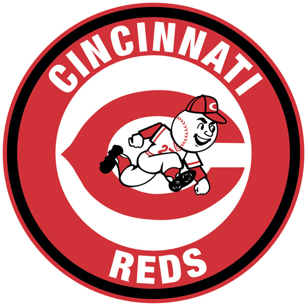 Cincinnati Reds Circle Logo Vinyl Decal / Sticker 5 sizes!!