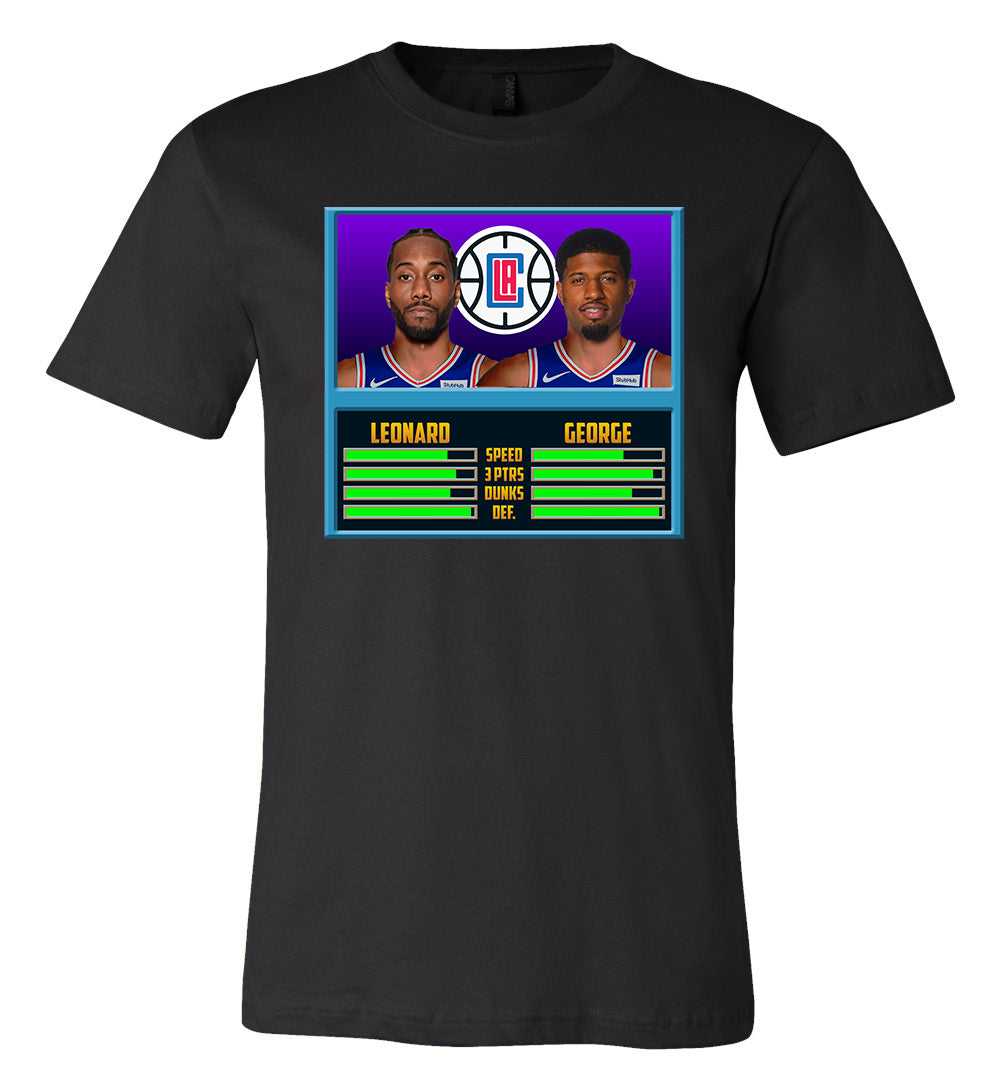Los Angeles Clippers kawhi Leonard Paul George NBA JAM T-shirt 6 Sizes