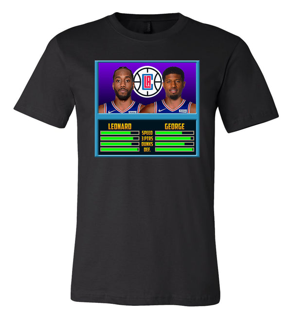 Los Angeles Clippers kawhi Leonard Paul George NBA JAM  T-shirt 6 Sizes S-3XL!!