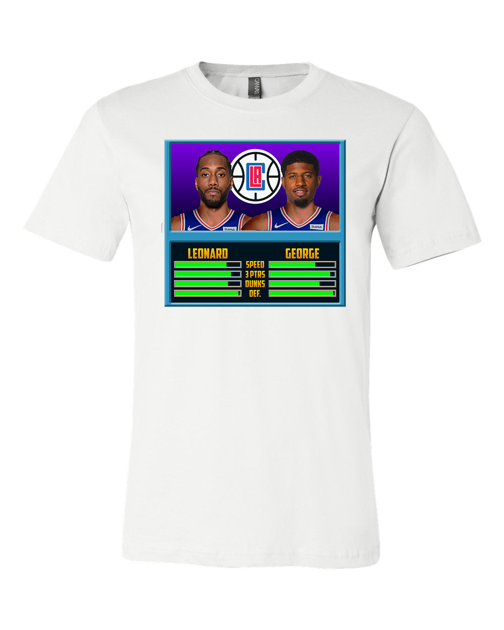 LA Clippers Paul George Vertical Name & Number T-Shirt – TEAM LA Store
