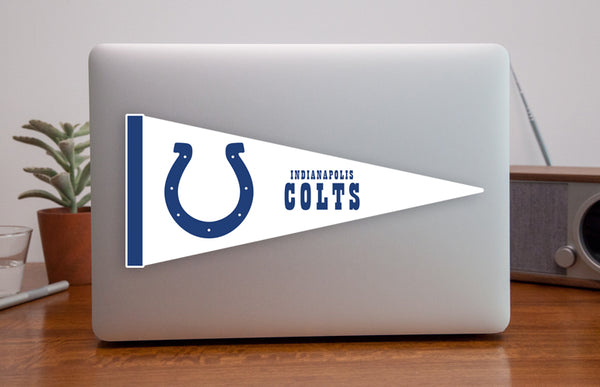 Indianapolis Colts Pennant Sticker Vinyl Decal / Sticker 10 sizes!!