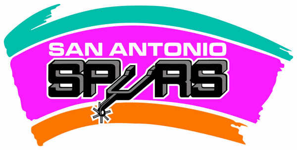 San Antonio Spurs Throwback LOGO Vinyl Decal / Sticker 5 Sizes!!