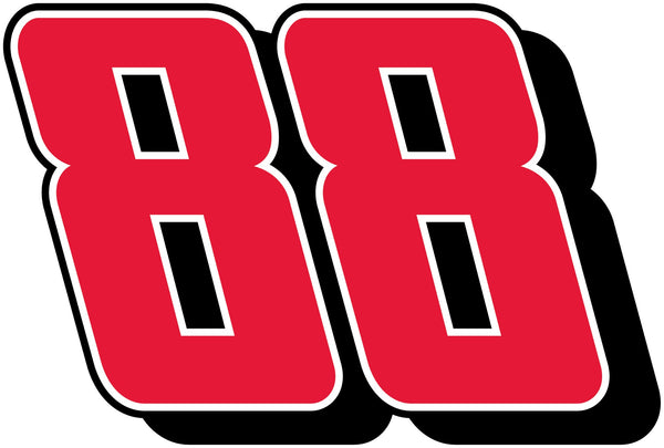 Dale Earnhardt JR RED 88 Logo #88 Vinyl Decal / Sticker 5 Sizes!!!