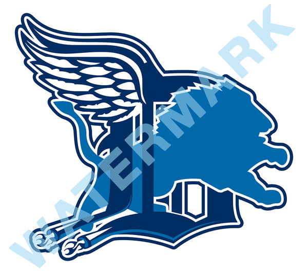 Detroit Lions Red Wings Tigers MASH UP Vinyl Decal / Sticker 10 Sizes!!!