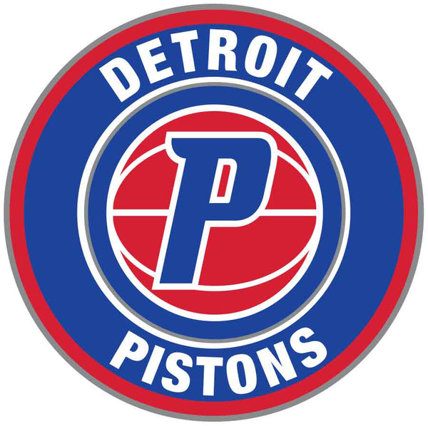 Detroit Pistons  Circle Logo Vinyl Decal / Sticker 5 sizes!!