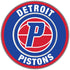 Detroit Pistons  Circle Logo Vinyl Decal / Sticker 5 sizes!!