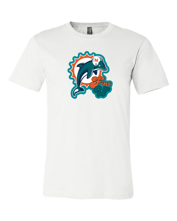 Miami Dolphins Fins Up NFL Team logo shirt  S - 5XL!!! Fast Ship!