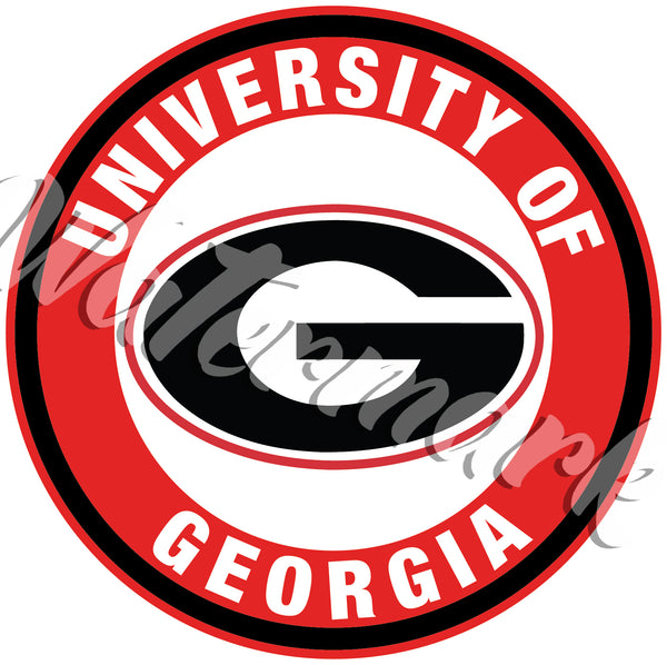 Georgia G Circle Logo Vinyl Decal / Sticker 10 sizes!!