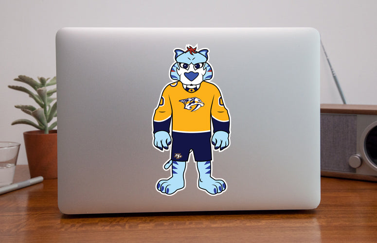 Nashville Predators Gnash Mascot Team NHL National Hockey League Sticker  Vinyl Decal Laptop Water Bo…See more Nashville Predators Gnash Mascot Team