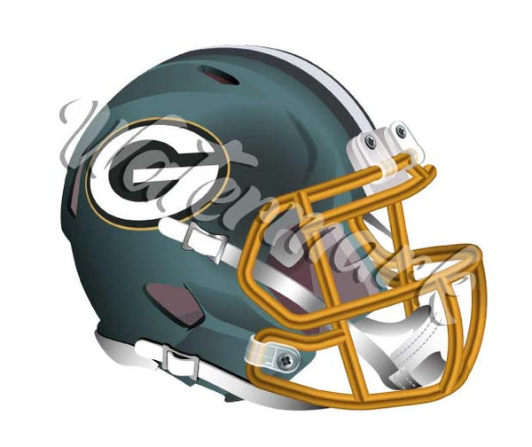 Green Bay Packers Elite Helmet Sticker / Vinyl Decal  |  10 sizes!! 🏈