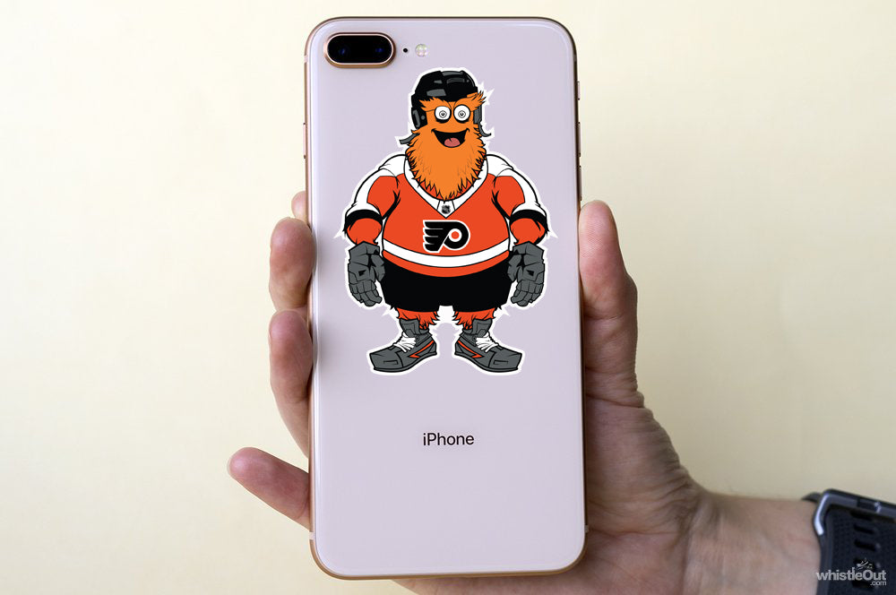 Philadelphia Flyers Mascot Sticker / Vinyl Decal | Gritty Mascot Stick ...