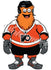 Philadelphia Flyers Mascot Sticker / Vinyl Decal | Gritty Mascot Sticker 🏒🏆