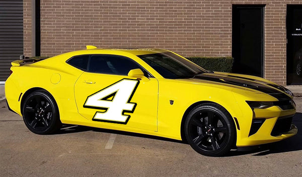 Kevin Harvick #4 Nascar Logo Vinyl Decal  / Sticker  🏁 Nascar Sticker  🚗💨