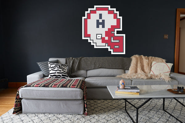 Houston Oilers 8 bit Tecmo Bowl Logo Vinyl Decal  Sticker 10 sizes!!! 🏈👾
