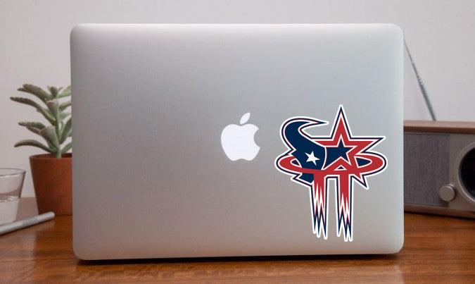 H Star Houston Astros Texas Vinyl Decal Sticker for Yeti Car Glass laptop