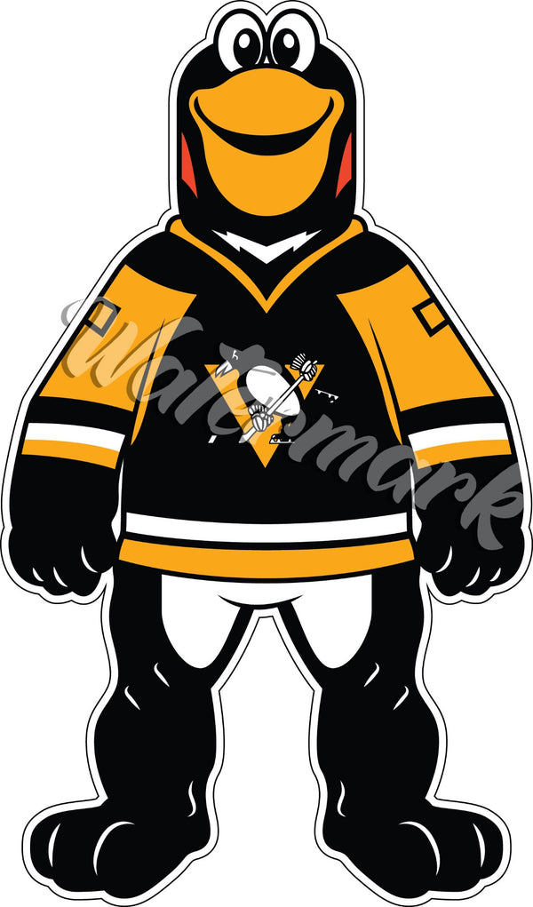 Pittsburgh Penguins Mascot Sticker / Vinyl Decal | Iceburgh Mascot Sticker 🏒🏆