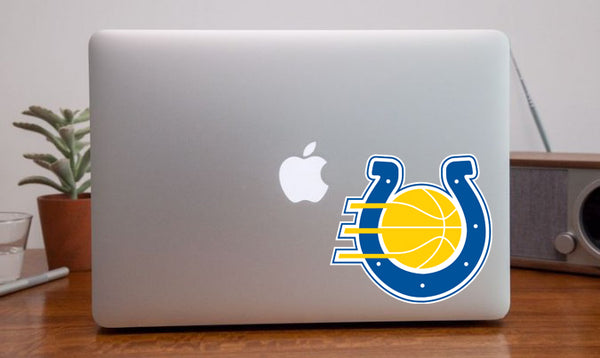 Indianapolis Colts Pacers  MASH UP Vinyl Decal / Sticker 10 Sizes!!!