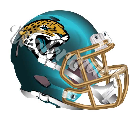 Jacksonville Jaguars Elite Helmet Sticker / Vinyl Decal  |  10 sizes!! 🏈