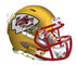 Kansas City Chiefs Blaze Helmet Sticker / NFL Vinyl Decal 10 sizes with TRACKING