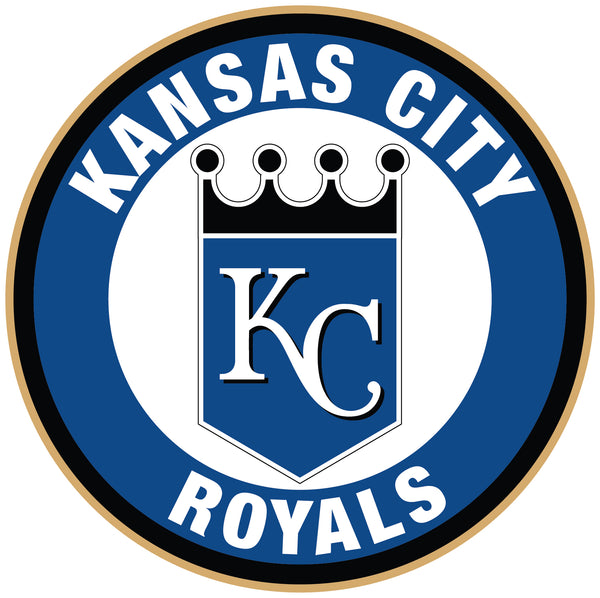 Kansas City Royals logo Circle Logo Vinyl Decal  Sticker 5 sizes!!