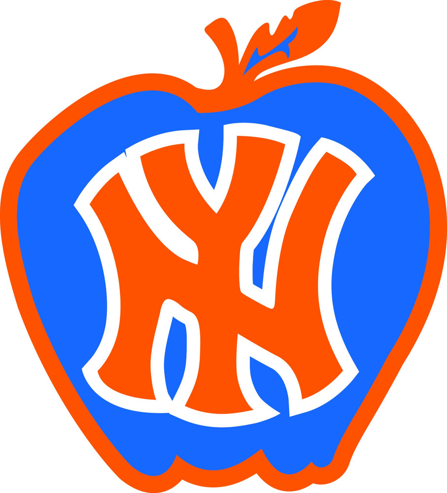 New York Yankees Knicks Rangers MASH UP logo shirt S - 5XL!!!